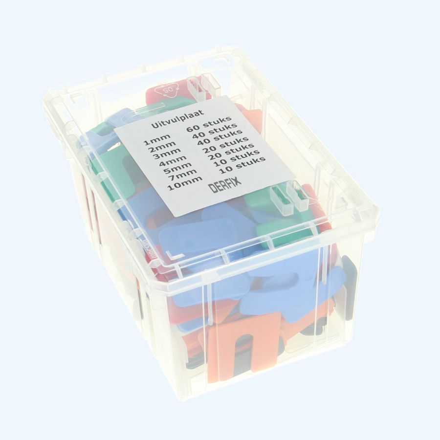 Assortimentsdoos uitvulplaatjes (200 stuks)