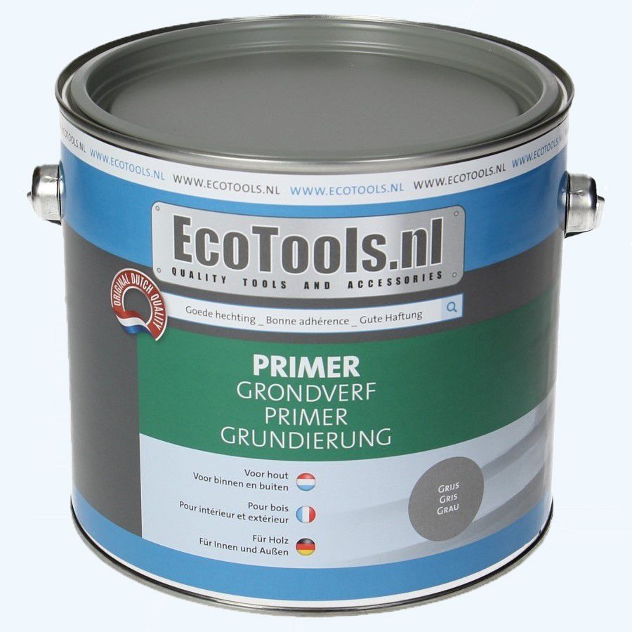 EcoTools Grondverf grijs 2,5 liter EcoTools Grondverf grijs 2,5 liter