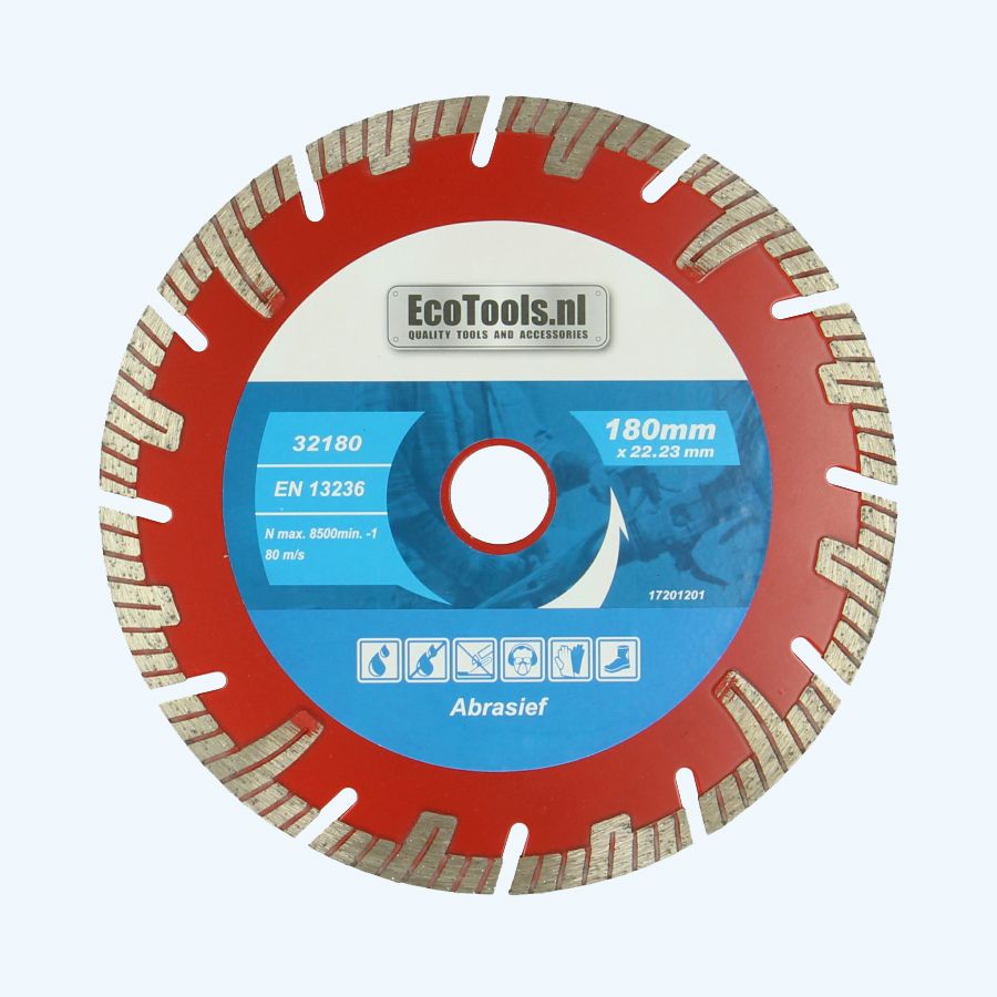 Diamantschijf abrasief 180 mm