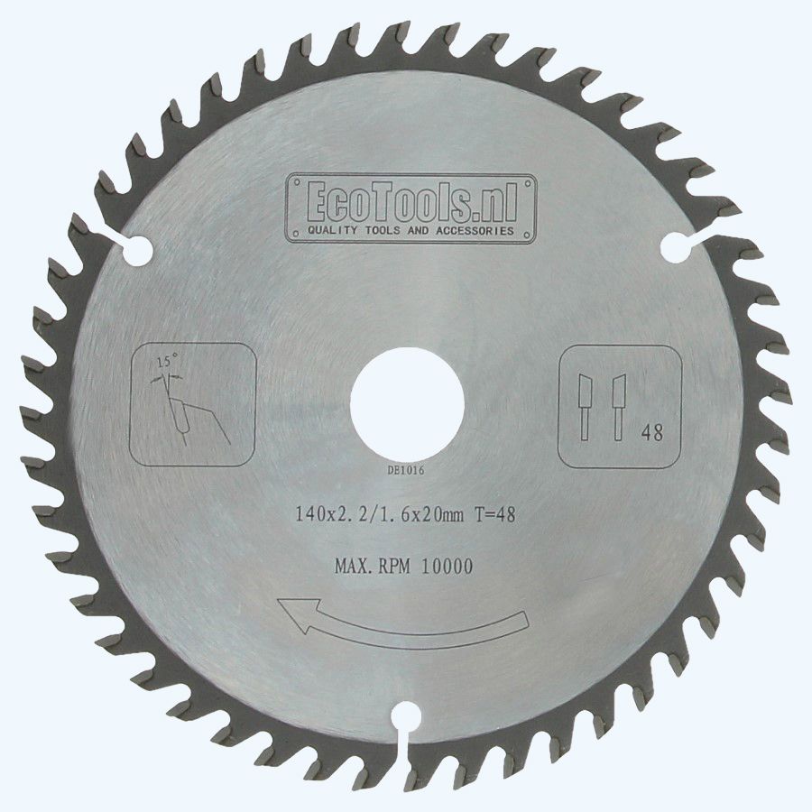 HM-zaagblad PROF 140 x 20 mm T=48 HM-zaagblad PROF 140 x 20 mm T=48