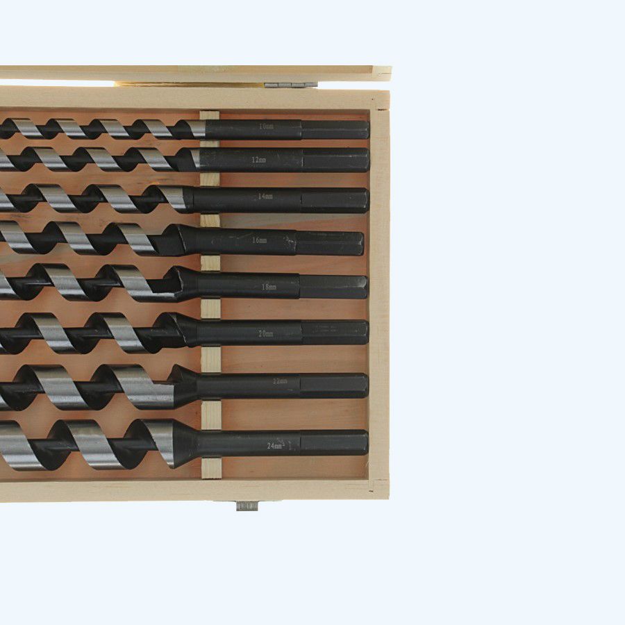 Slangenboorset 8-delig (lengte 400 mm)