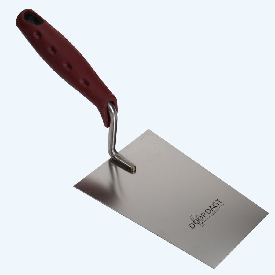 Doordagt stukadoorstroffel RVS Recht