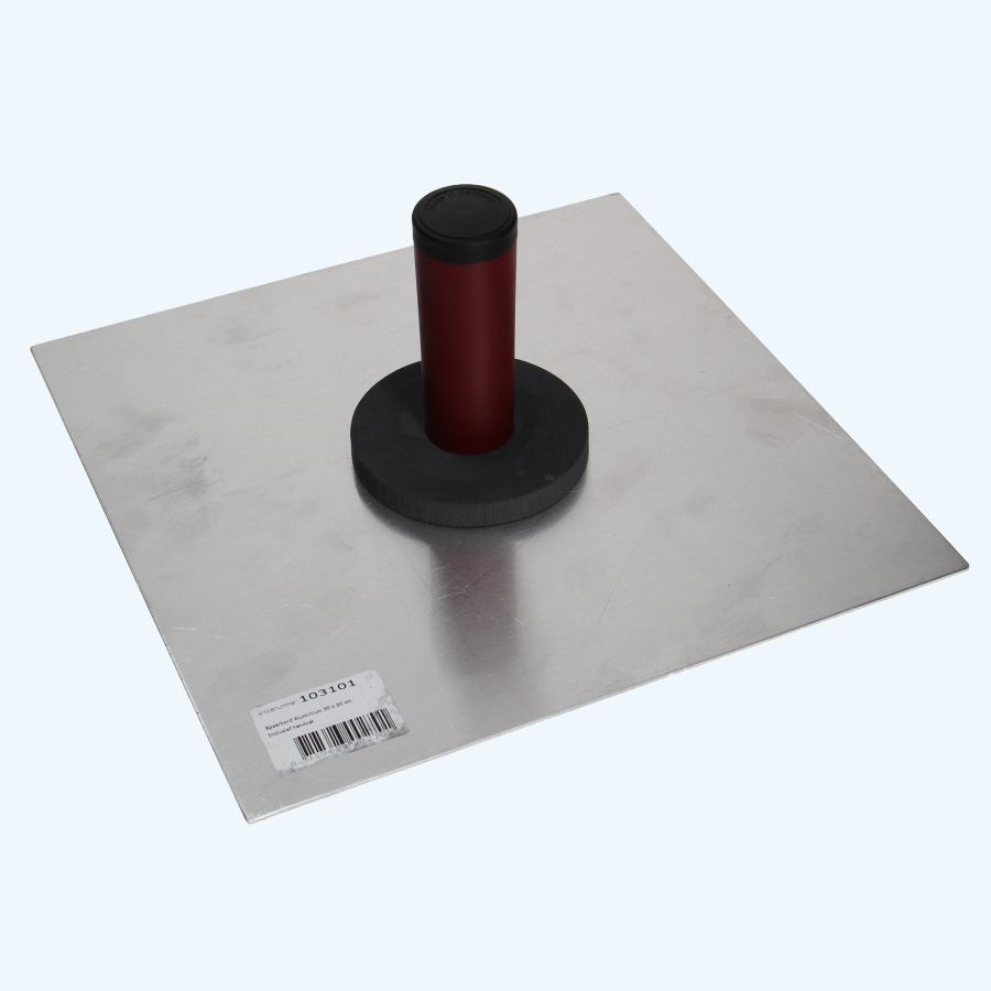 Doordagt pleisterbord aluminium 30 x 30 cm met handvat