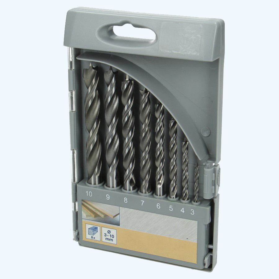 Houtboorset 8-delig Houtboorset 8-delig