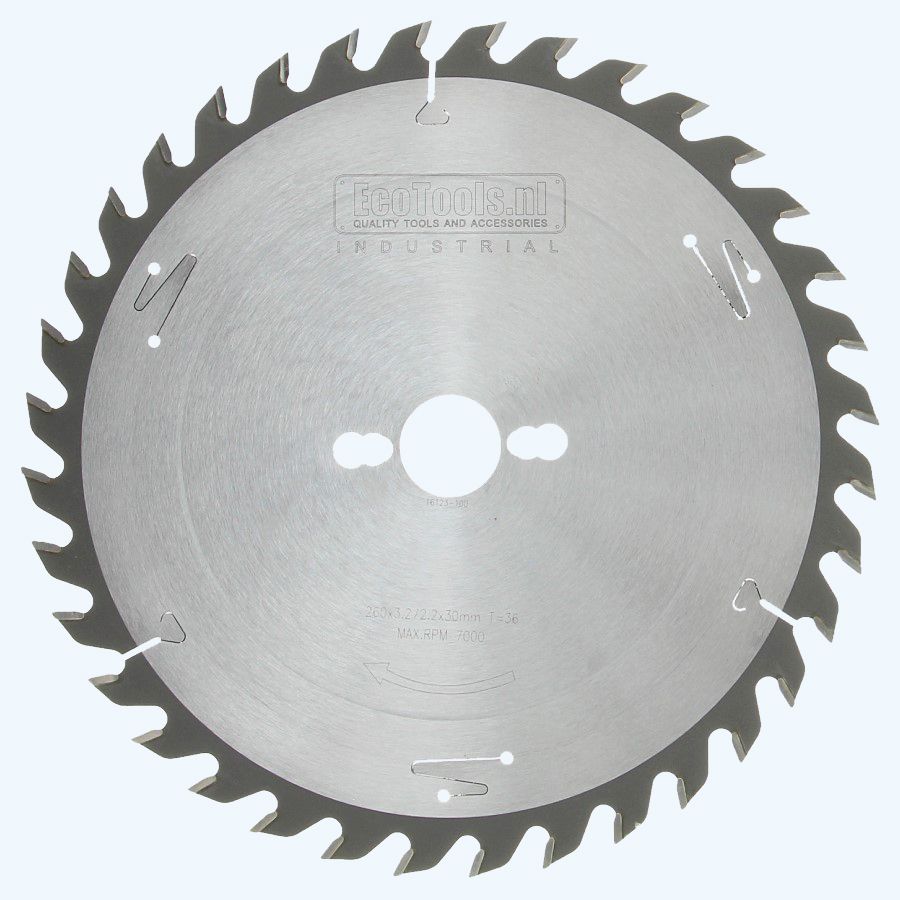 HM-zaagblad Industrial 260 x 30 mm T=36 HM-zaagblad Industrial 260 x 30 mm T=36