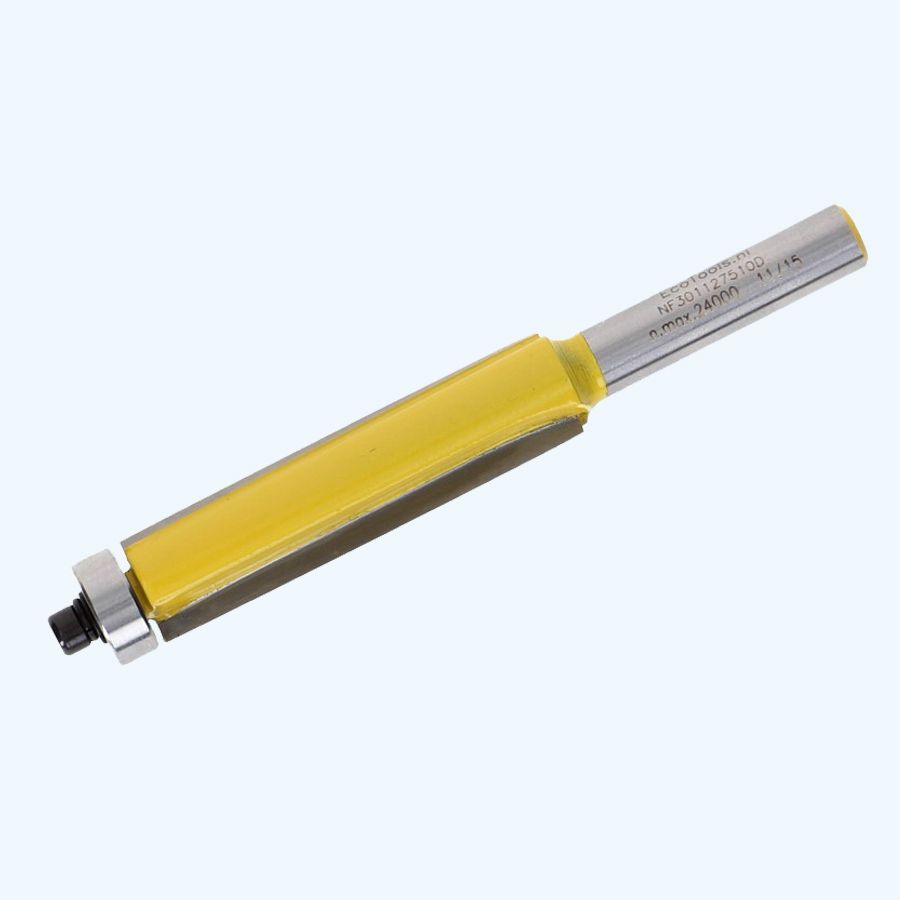 HM kantenfrees 12,7 x 51 mm met onderlager (met scherende sneden)