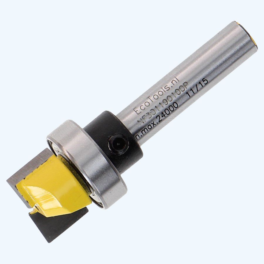 HM kantenfrees 19 x 10 mm met bovenlager