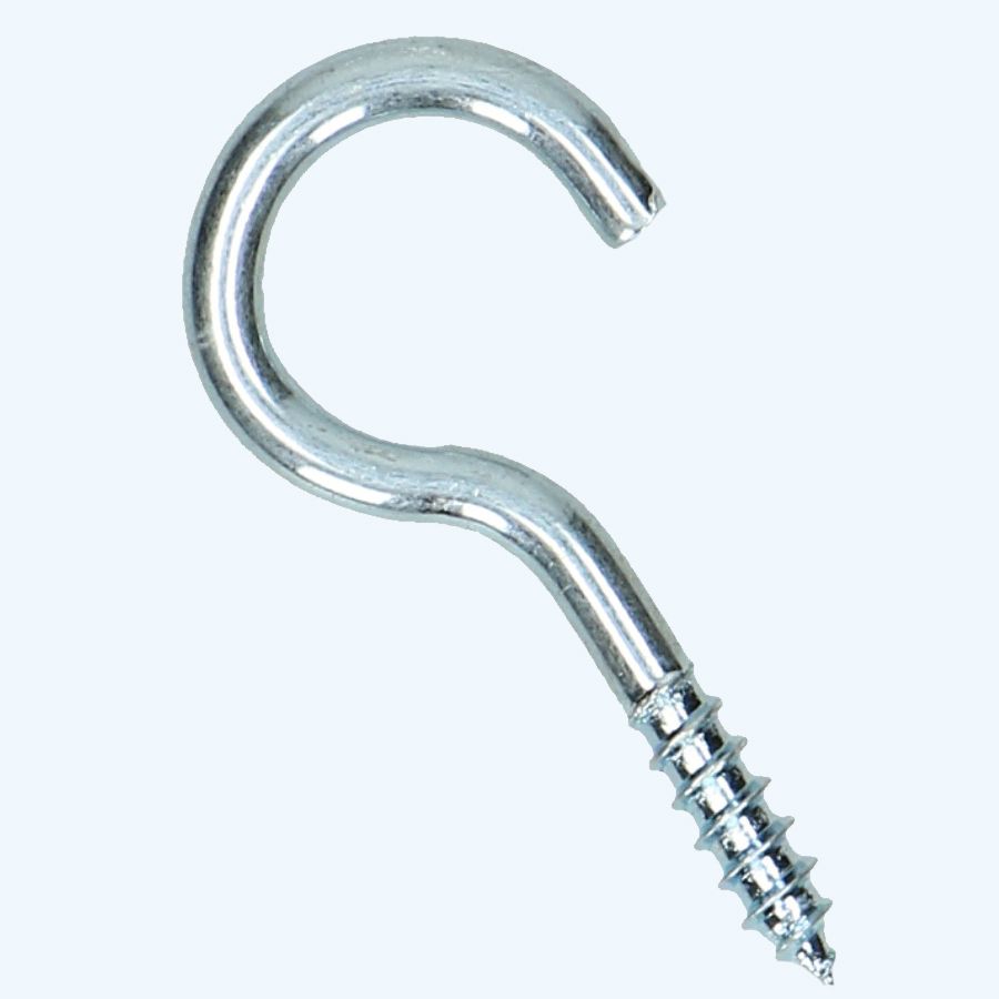 20 stuks ooghaak verzinkt 4,4 x 60 mm