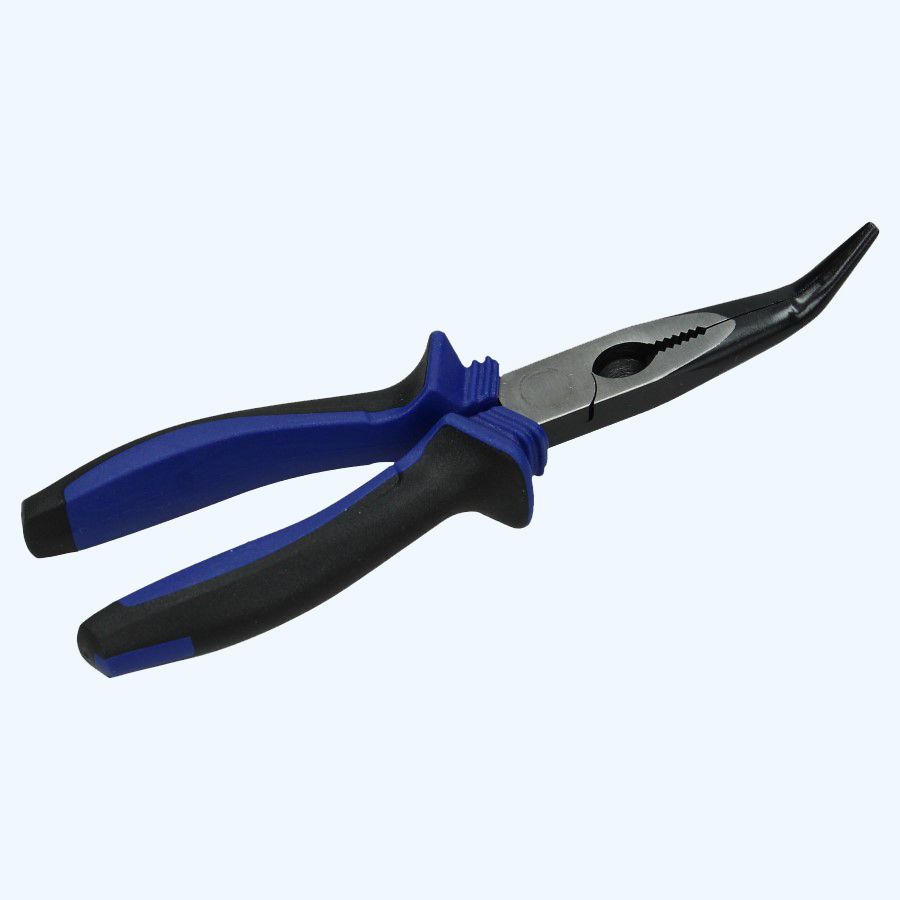 Punttang gebogen 200 mm