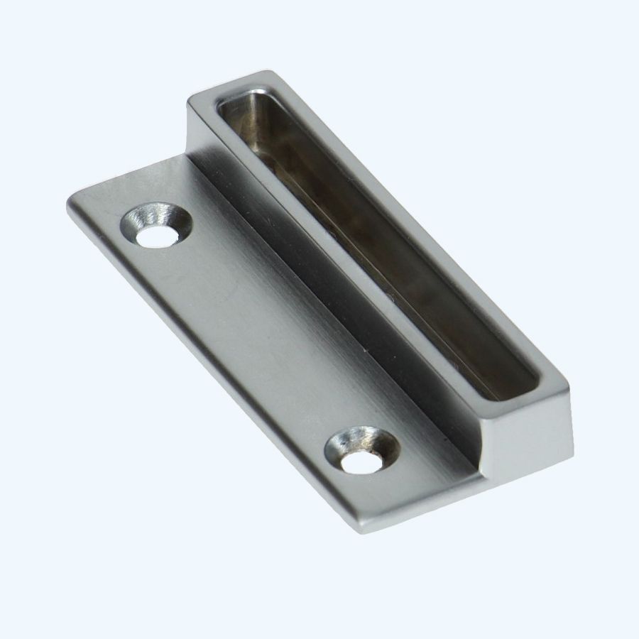 Raamboomplaatje Aluminium Finish