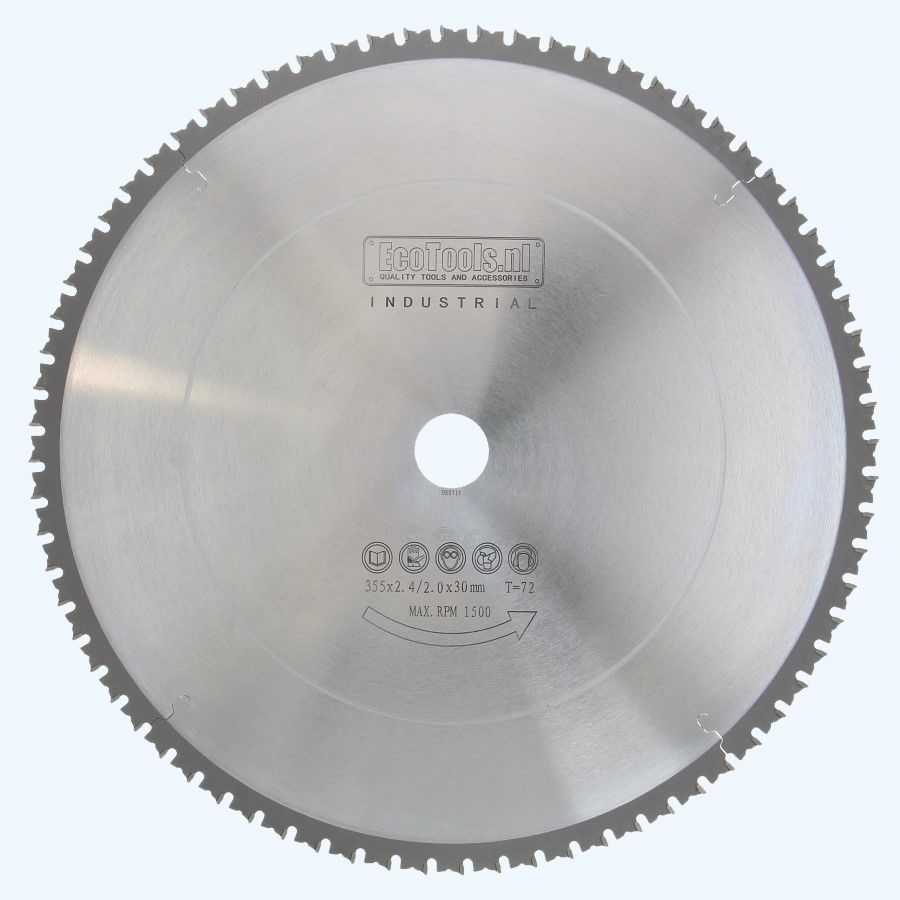 HM-zaagblad sandwichpanelen 355 x 30 mm T=72