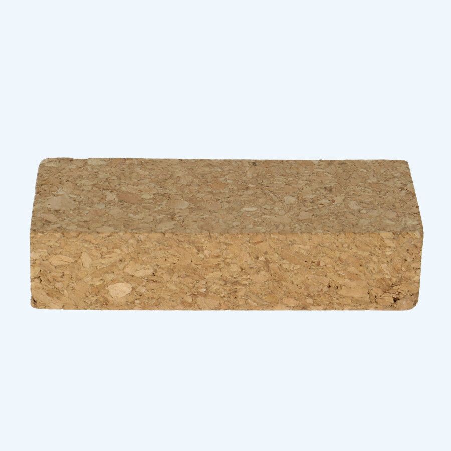 Schuurkurk recht model 2.5 x 11.5 x 6 cm Schuurkurk recht model 2.5 x 11.5 x 6 cm