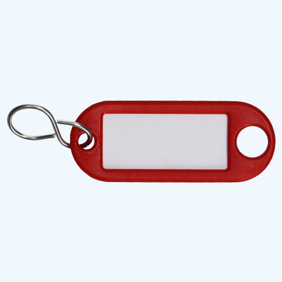 Sleutellabel rood