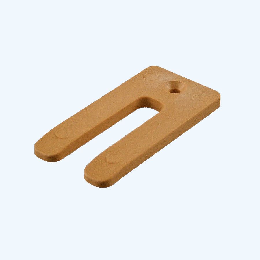 50 stuks uitvulplaatjes 5 x 75 mm (geel)