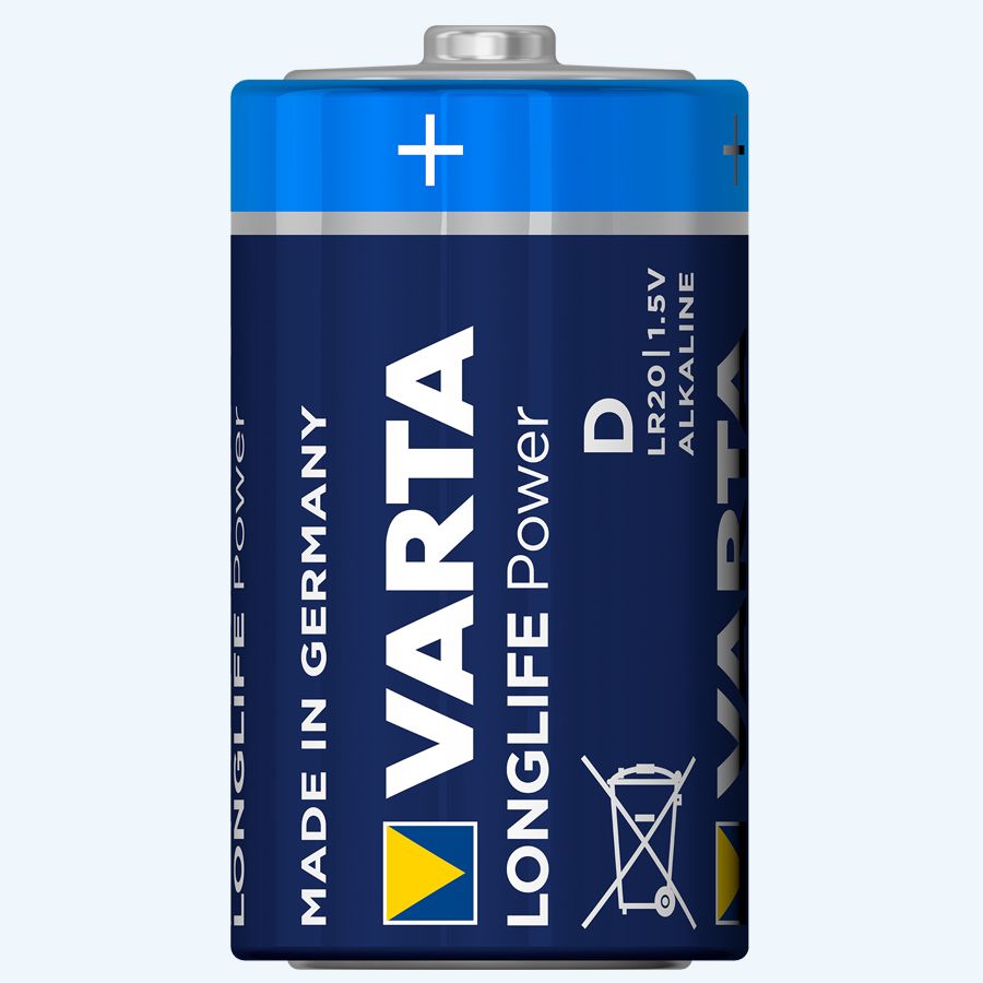 Varta Longlife Power D batterijen (2 stuks) Varta Longlife Power D batterijen (2 stuks)