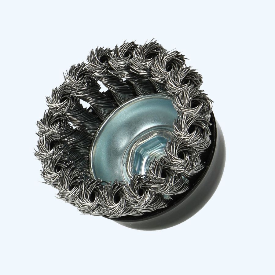 Komborstel getordeerde draad Ø65mm M14 Komborstel getordeerde draad Ø65mm M14