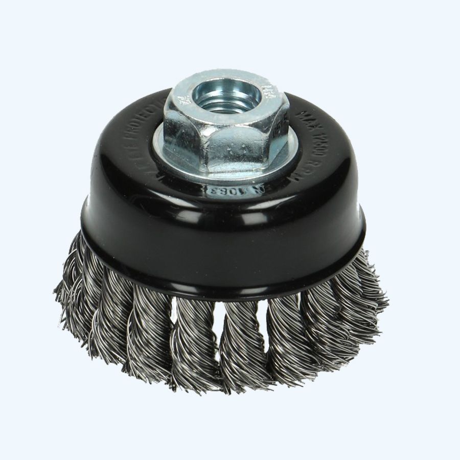 Komborstel getordeerde draad Ø65mm M14 Komborstel getordeerde draad Ø65mm M14