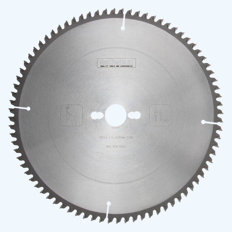 HM-zaagblad 305 x 30 mm T=100 (vlak-daktand) HM-zaagblad 305 x 30 mm T=100 (vlak-daktand)