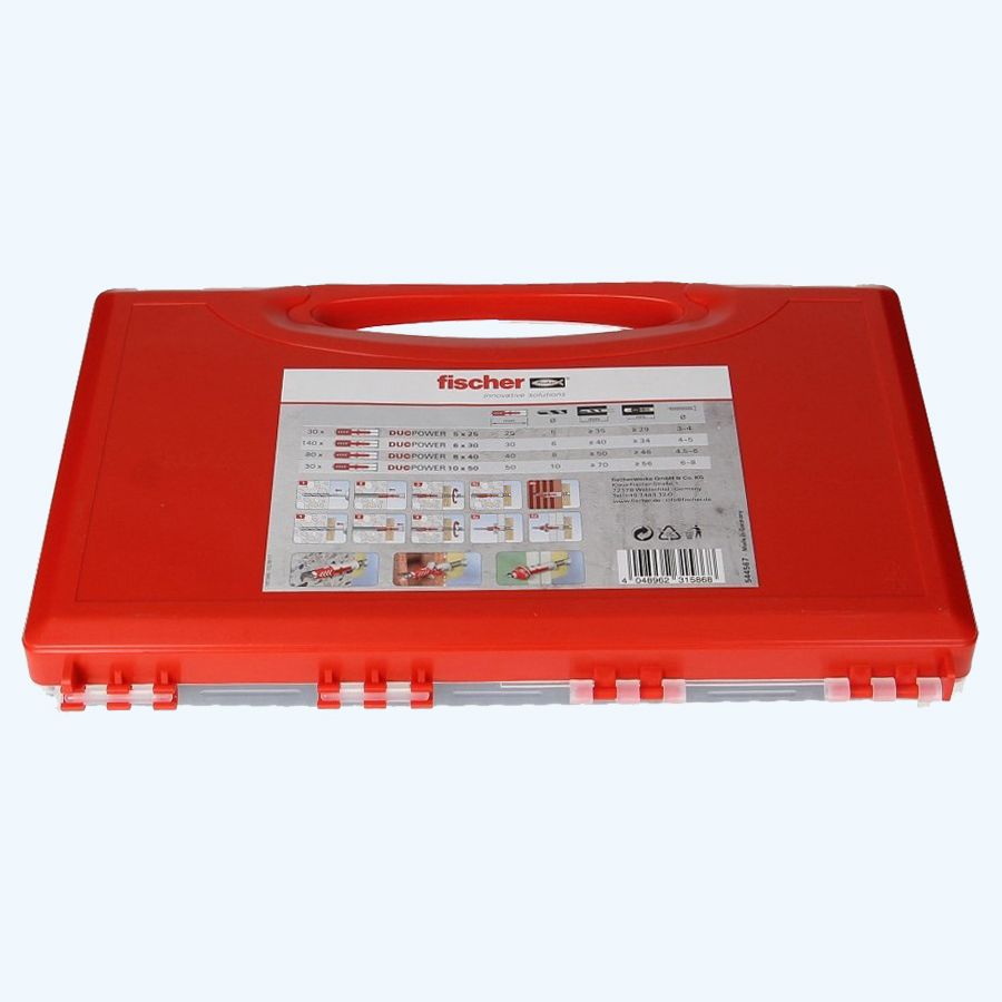 fischer assortimentsdoos Duopower pluggen 280-delig fischer assortimentsdoos Duopower pluggen 280-delig