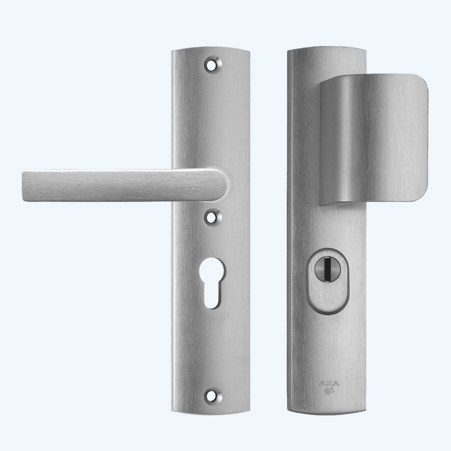 AXA veiligheidsbeslag PC72 SKG*** met kerntrekbeveiliging aluminium (duwer) AXA veiligheidsbeslag PC72 SKG*** met kerntrekbeveiliging aluminium (duwer)