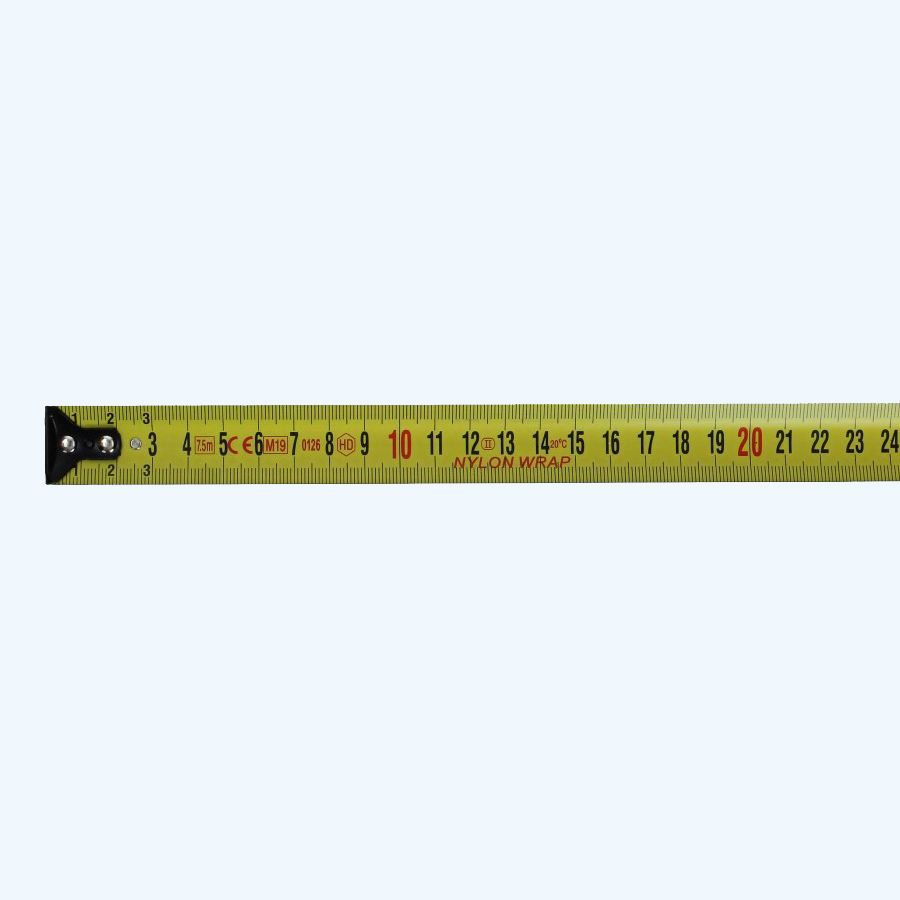 Rolmaat 7,5 meter x 25 mm Rolmaat 7,5 meter x 25 mm