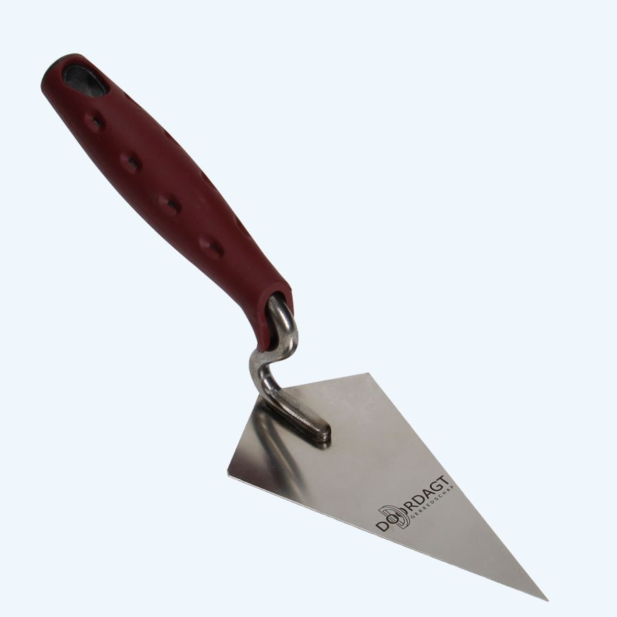 Doordagt pleistertroffel RVS 140 mm punt Doordagt pleistertroffel RVS 140 mm punt