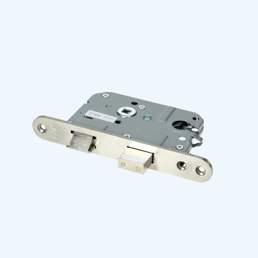 AXA Veiligheidsinsteek dag-nachtslot PC55 SKG** RVS (voorplaat rond) AXA Veiligheidsinsteek dag-nachtslot PC55 SKG** RVS (voorplaat rond)