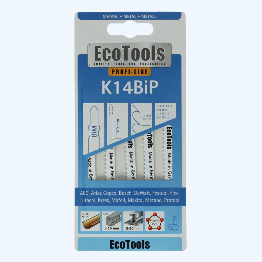 5 st. decoupeerzaagjes metaal type K14BiP (Profi-line) 5 st. decoupeerzaagjes metaal type K14BiP (Profi-line)