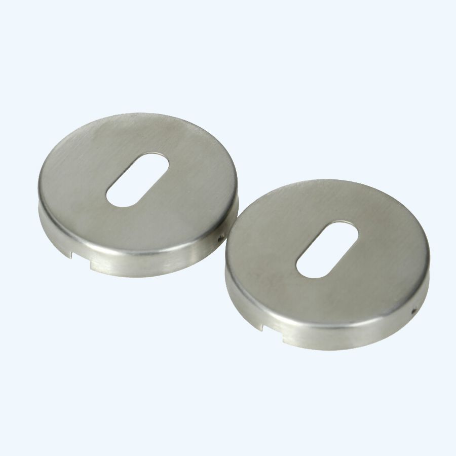 RVS rozet met sleutelgat (2 stuks) RVS rozet met sleutelgat (2 stuks)