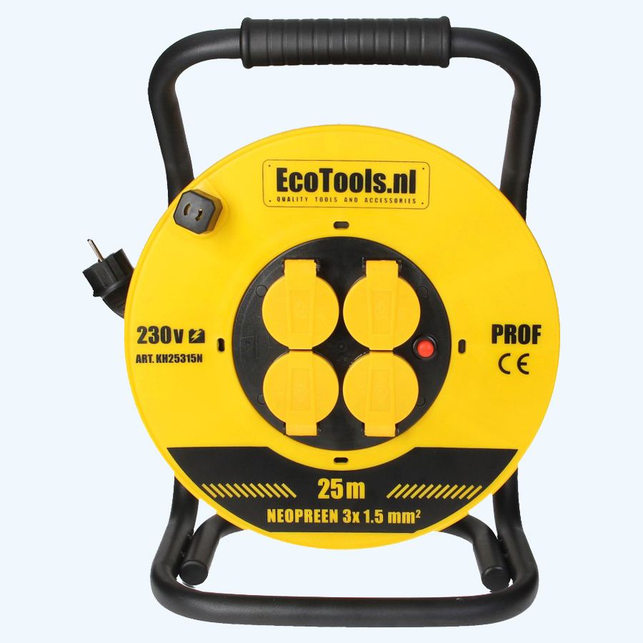 Kabelhaspel Prof 25 meter 3x1.5 Kabelhaspel Prof 25 meter 3x1.5