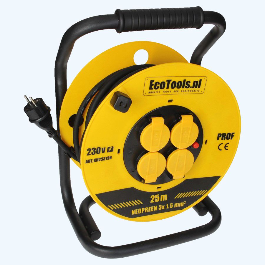 Kabelhaspel Prof 25 meter 3x1.5 Kabelhaspel Prof 25 meter 3x1.5