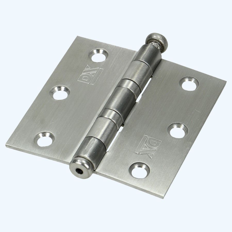 Dulimex kogellagerscharnier rechte hoeken, RVS 76 x 76 mm Dulimex kogellagerscharnier rechte hoeken, RVS 76 x 76 mm