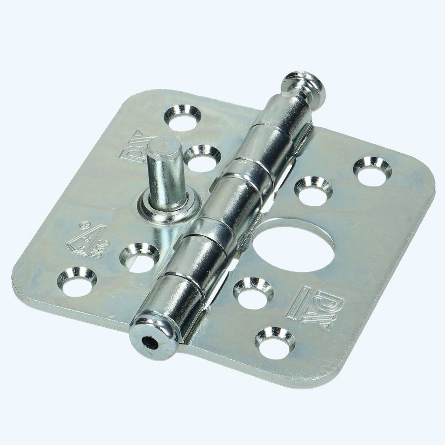 Dulimex kogellagerscharnier ronde hoeken, SKG, staal 76 x 76 mm Dulimex kogellagerscharnier ronde hoeken, SKG, staal 76 x 76 mm