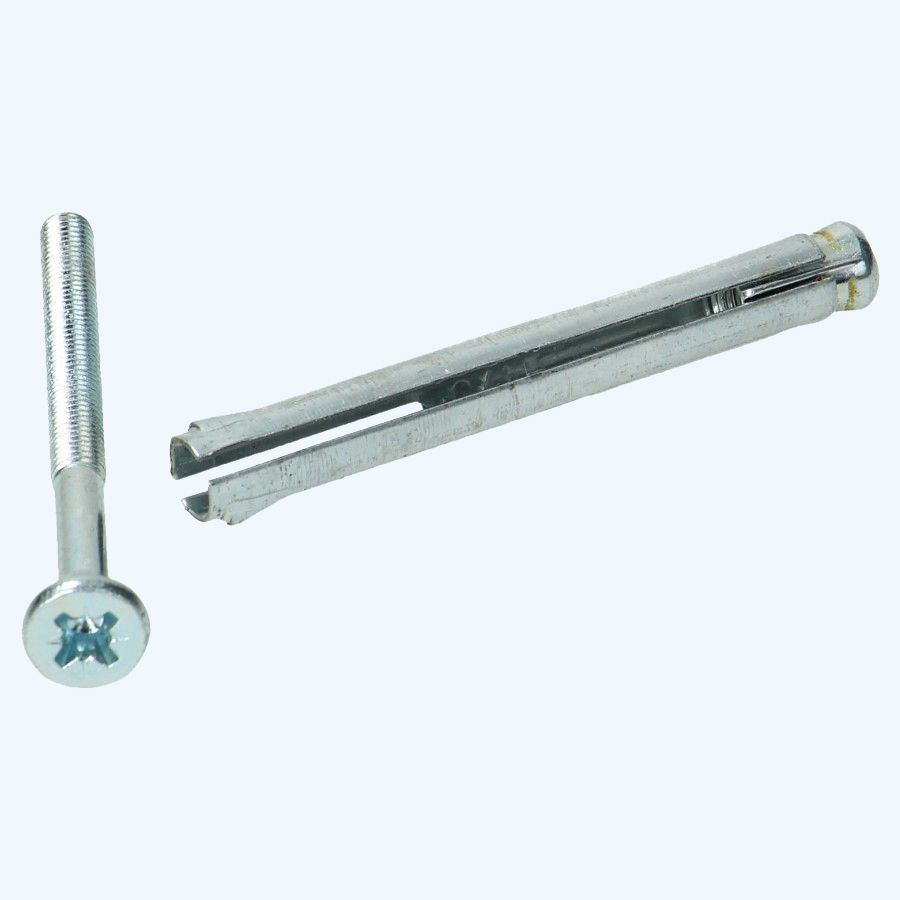 50 st kozijnplug met conus 10 x 152 mm platte kop PZ3 verzinkt 50 st kozijnplug met conus 10 x 152 mm platte kop PZ3 verzinkt