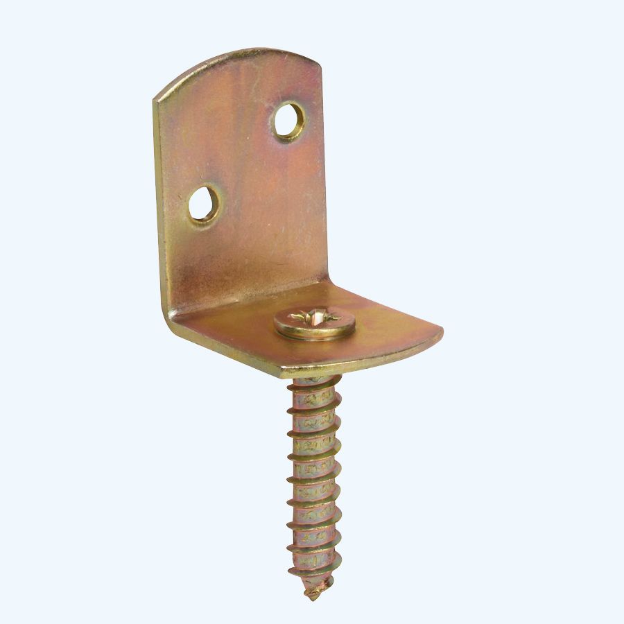 L-vlechtschermsteun geelverzinkt L-vlechtschermsteun geelverzinkt