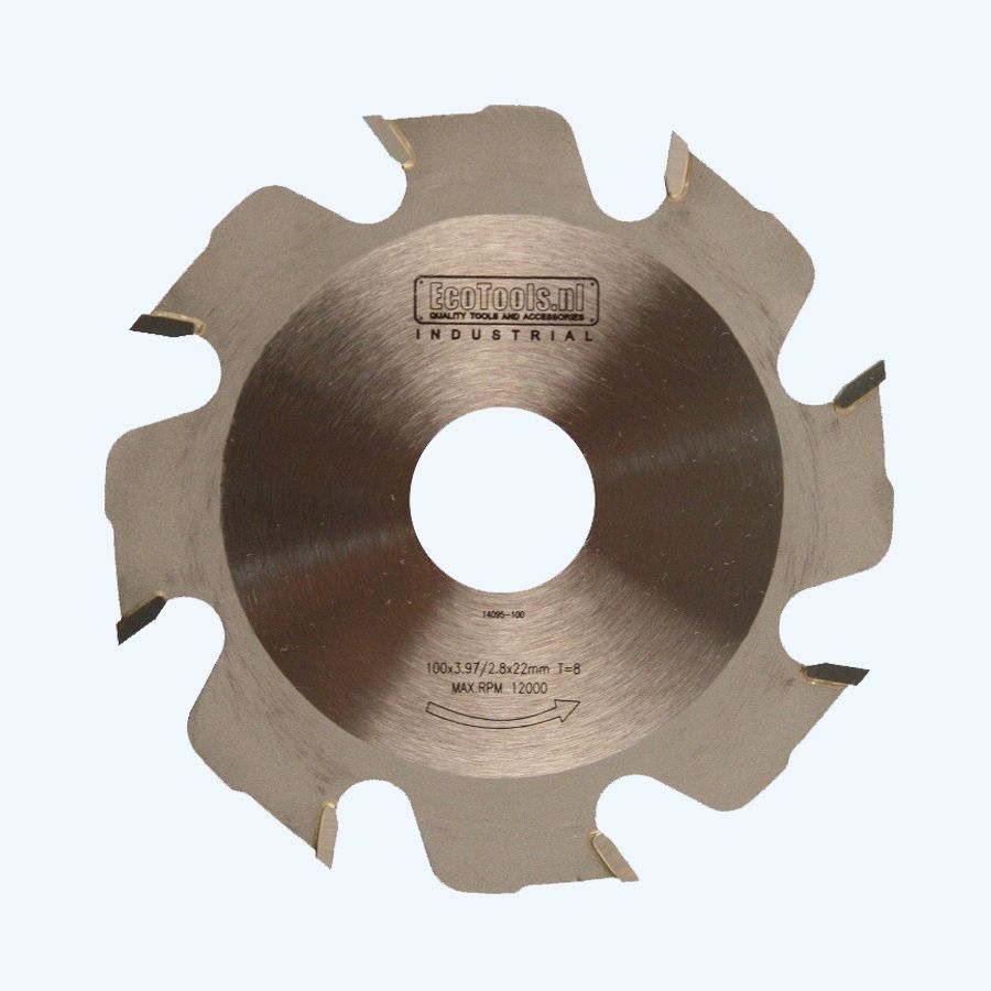 Lamellenfrees zaagblad 100 x 4 x 22 mm T=8 (Industrial) Lamellenfrees zaagblad 100 x 4 x 22 mm T=8 (Industrial)