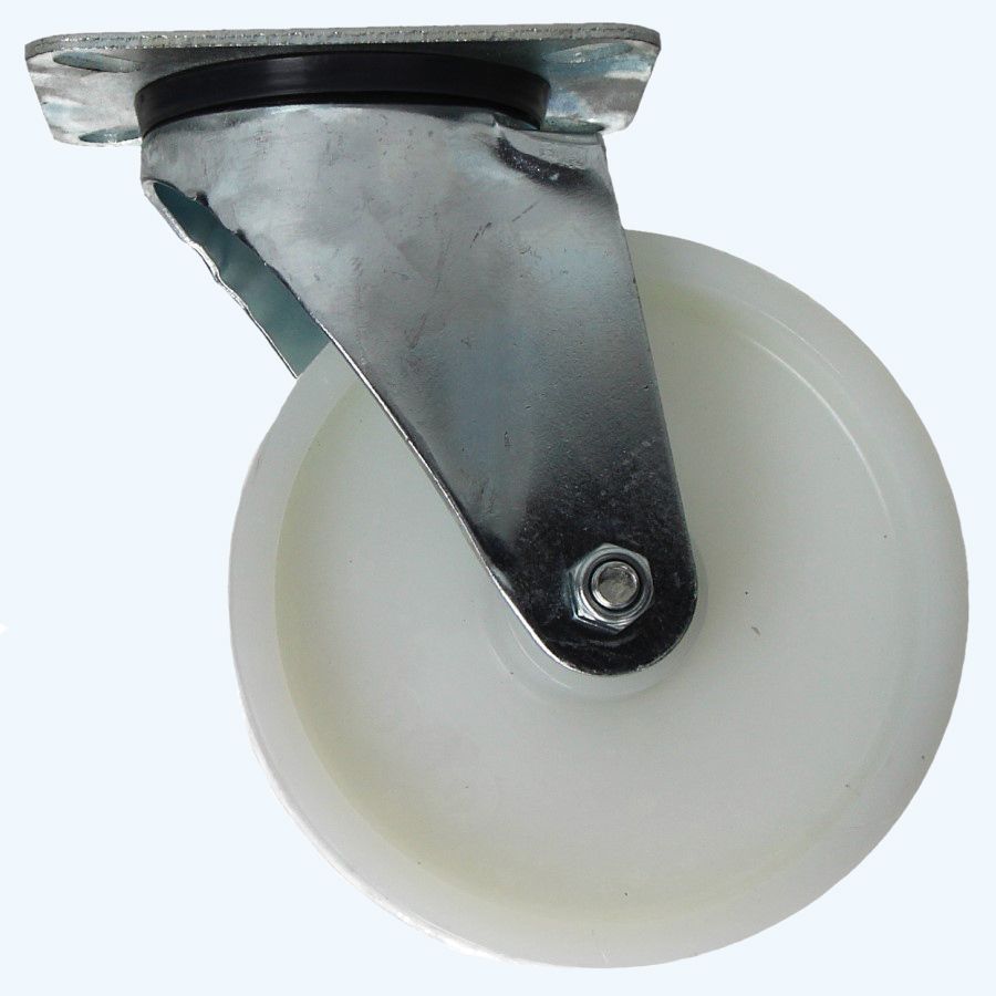 Nylon zwenkwiel 125 mm 160 kg Nylon zwenkwiel 125 mm 160 kg