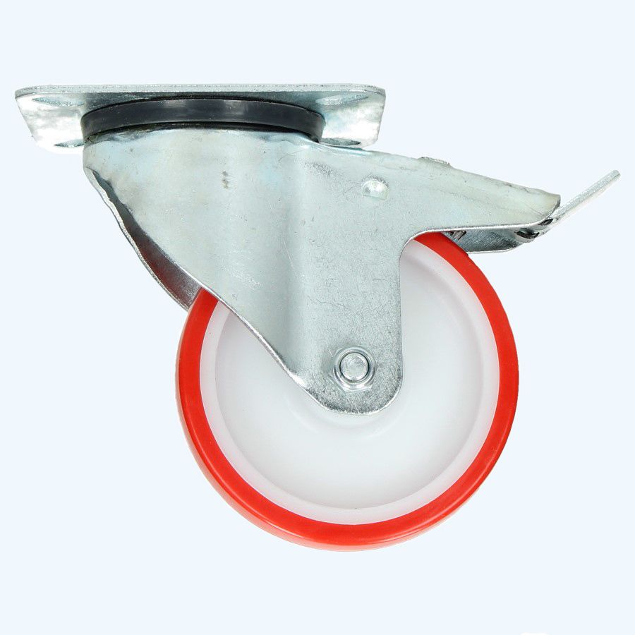 Zwenkwiel met rem RPW 100 mm 110 kg Zwenkwiel met rem RPW 100 mm 110 kg