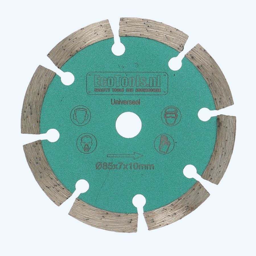 Precisie diamantschijf Universeel 85 x 10 mm Precisie diamantschijf Universeel 85 x 10 mm