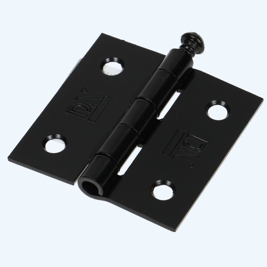 Dulimex scharnier met losse pen 51 x 51 mm zwart gelakt Dulimex scharnier met losse pen 51 x 51 mm zwart gelakt