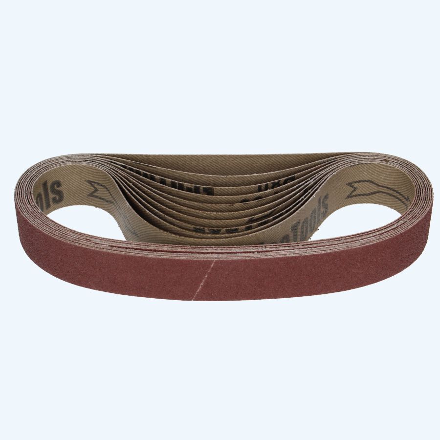 10 stuks aluminiumoxide schuurband 30 x 533 mm K80 10 stuks aluminiumoxide schuurband 30 x 533 mm K80