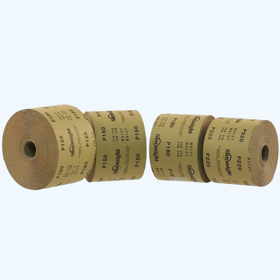 Papieren schuurrol 25 meter x 115mm K120 Papieren schuurrol 25 meter x 115mm K120