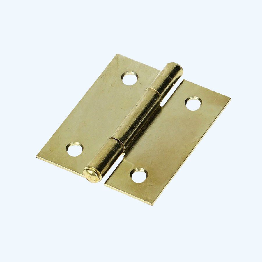 Smalscharnier staal vermessingd 26 x 30 mm Smalscharnier staal vermessingd 26 x 30 mm