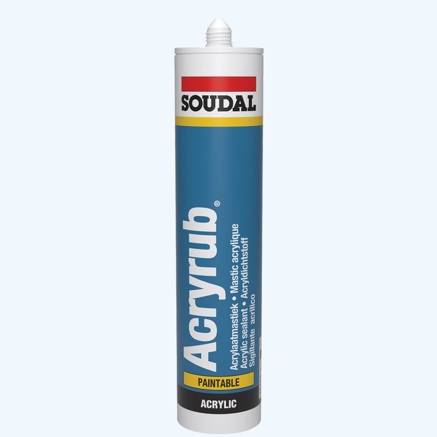 Soudal Acryrub 310 ml (wit) Soudal Acryrub 310 ml (wit)