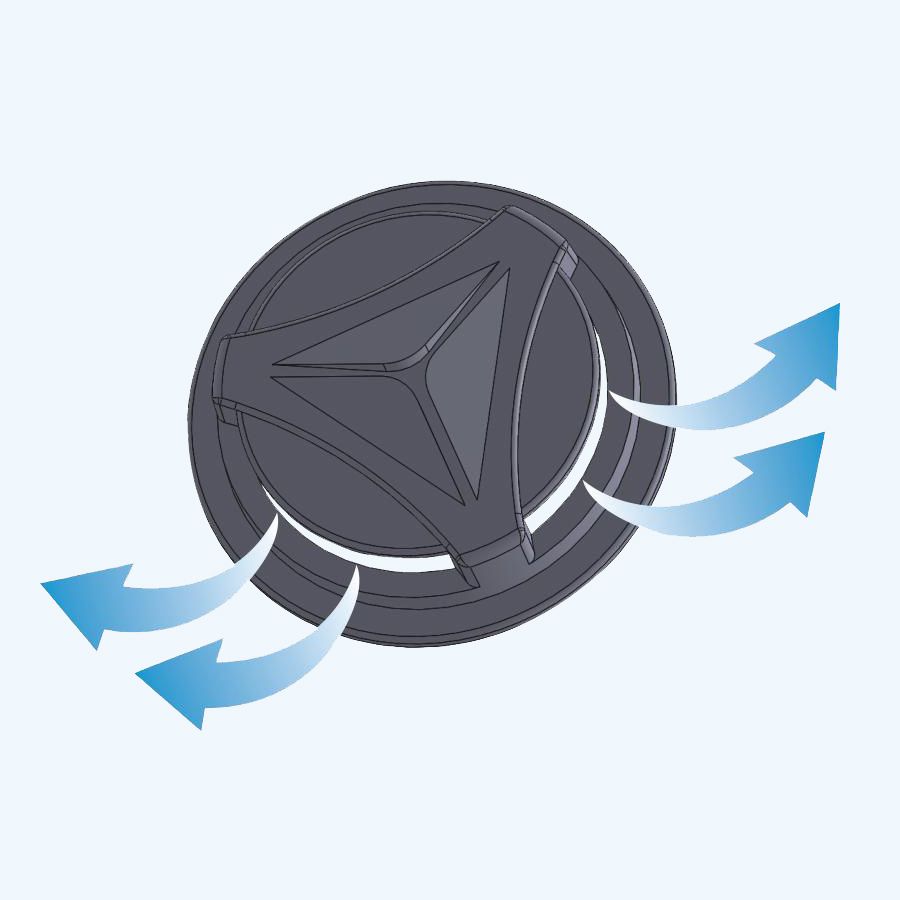 Stofmasker FFP2 met ventiel Stofmasker FFP2 met ventiel