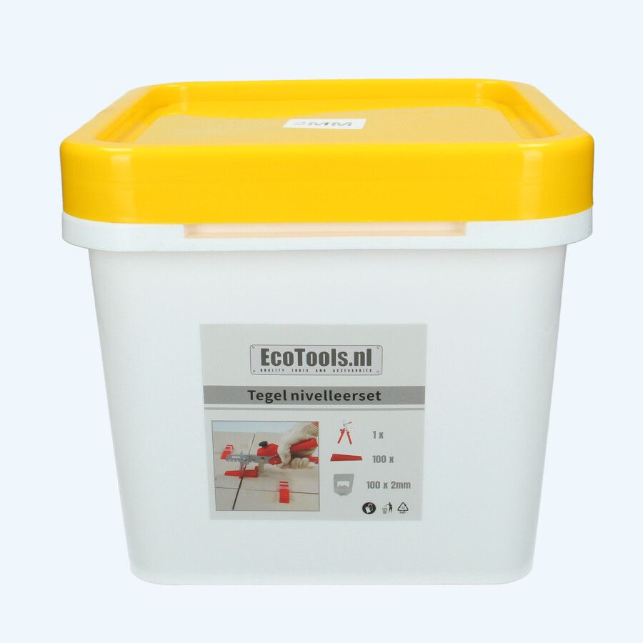 Tegel nivelleerset 2,0 mm Tegel nivelleerset 2,0 mm