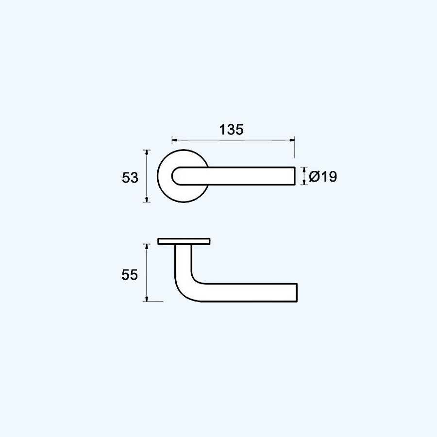 RVS deurkruk Shanghai RVS deurkruk Shanghai